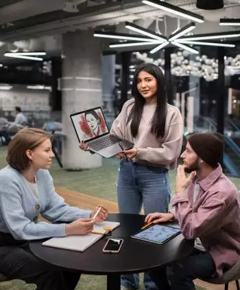 Screenshot of the InnovateCo brand community app