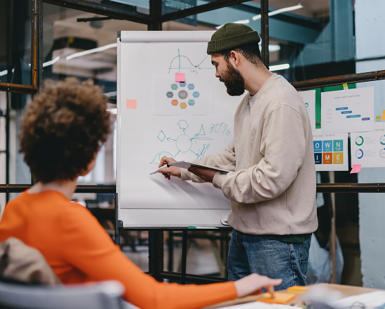 Diagram of interconnected microservices